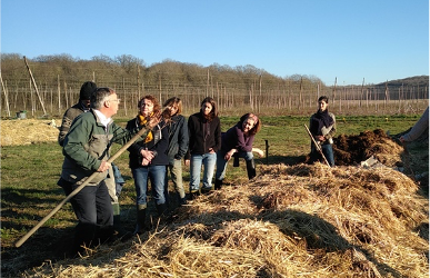 16 février 2022- Visite de la ferme des Clos, lauréate du Concours général agricole Agroforesterie 2022.